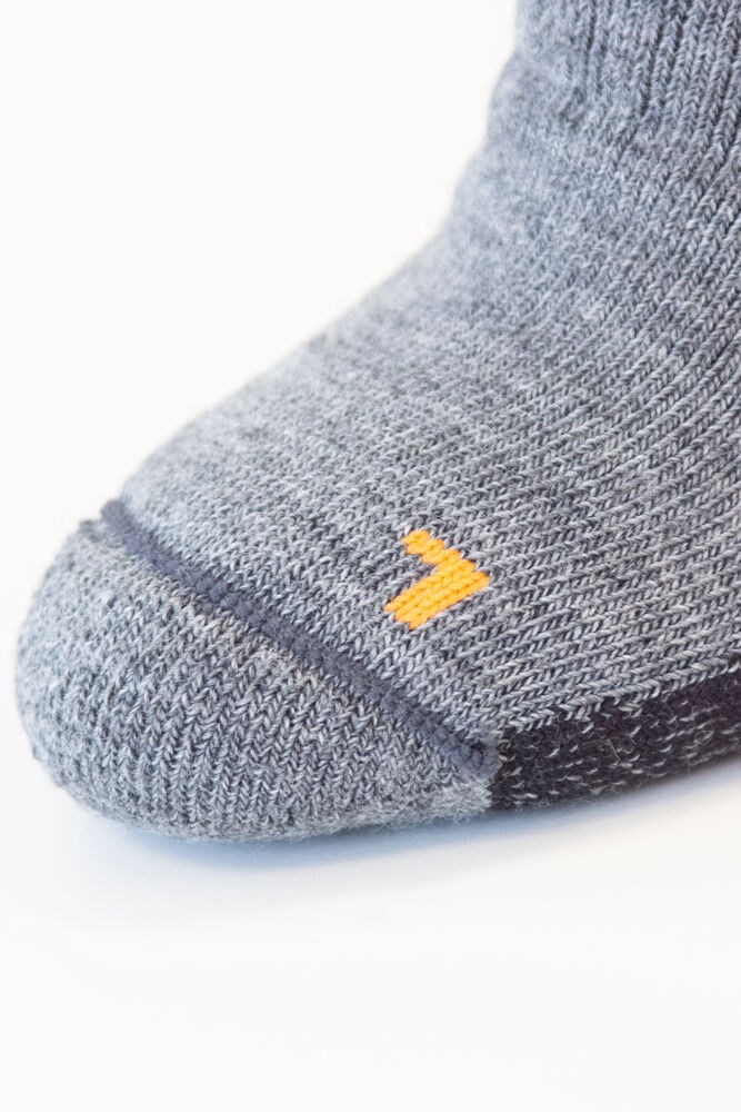 Jobman - 9598 Merino Sock Heavy Donkergrijs/Zwart 43