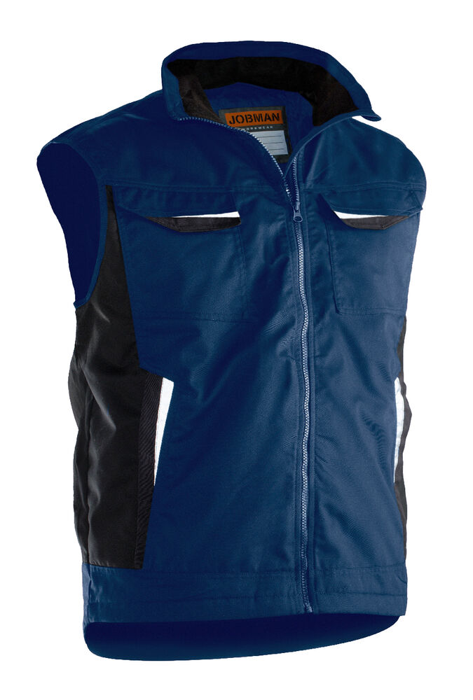 Jobman - 7517 Service Vest Lined Bruin 3XL